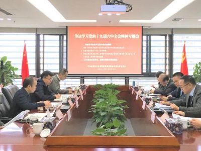 公司黨總支召開(kāi)專(zhuān)題會(huì )議傳達學(xué)習黨的十九屆六中全會(huì )精神